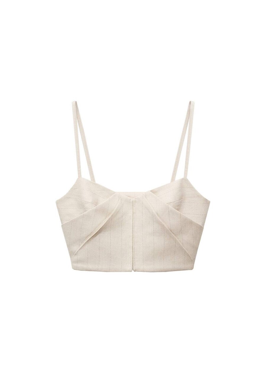 Топ MANGO GINA, бежевый
Топ MANGO GINA, бежевый