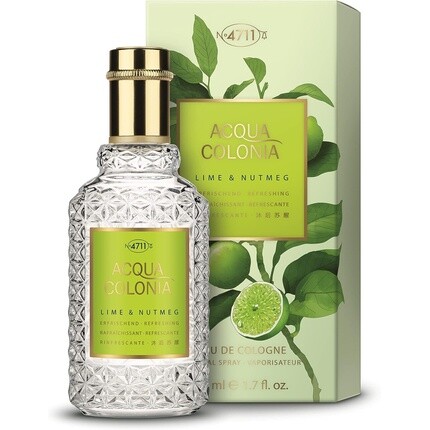 4711 Acqua Colonia Lime And Nutmeg Unisex Eau De Cologne Spray 50ml
4711 Acqua Colonia Lime And Nutmeg Unisex Eau De Cologne Spray 50ml