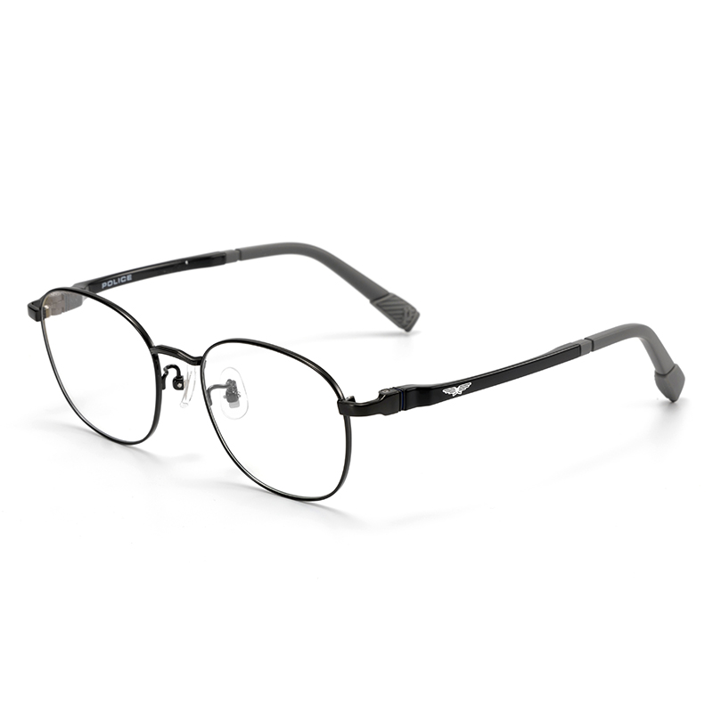 Police Титановые круглые очки для детей, VK584K-001E/Light Black Gunmetal Silver
Police Титановые круглые очки для детей, VK584K-001E/Light Black Gunmetal Silver