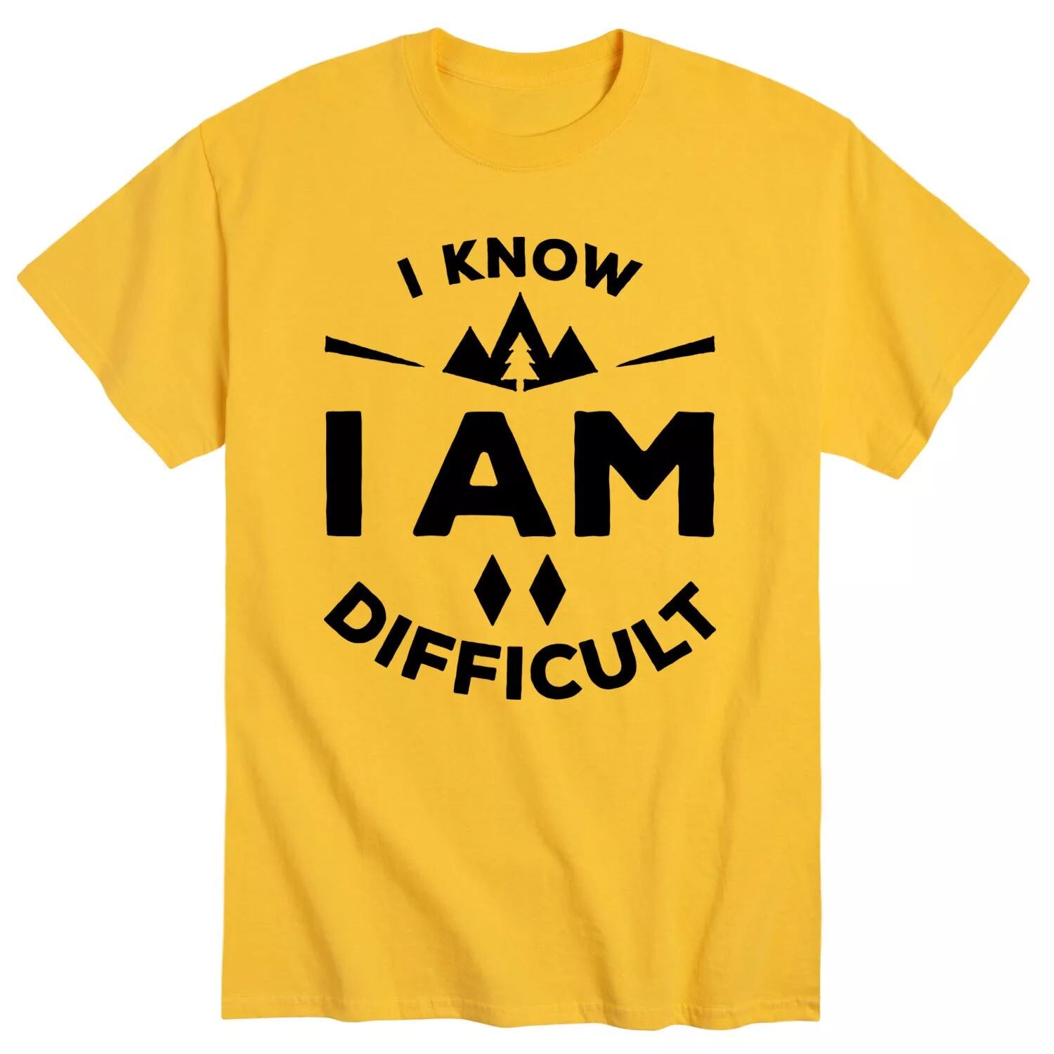 Мужская футболка «Я знаю, что я трудный» Licensed Character
Мужская футболка «Я знаю, что я трудный» Licensed Character