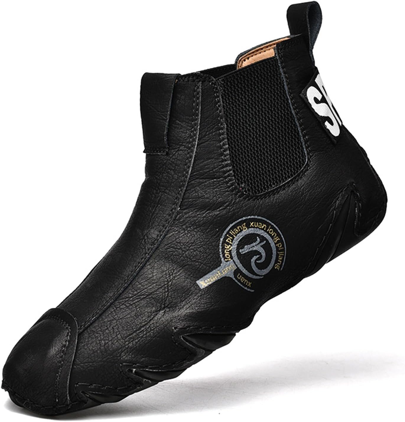 Мужские повседневные кожаные модные высокие кеды, ботинки Чукка без шнуровки, легкие дышащие обувь для прогулок и вождения Abborora, черный
Мужские повседневные кожаные модные высокие кеды, ботинки Чукка без шнуровки, легкие дышащие обувь для прогулок и вождения Abborora, черный