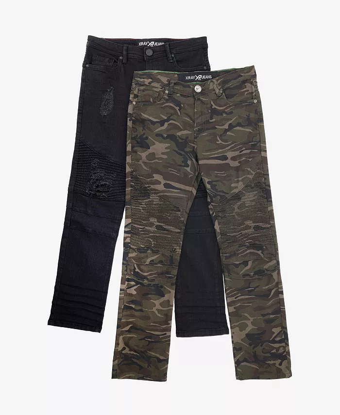 Большие мальчики 8-18 2 упаковки комбо эластичные джинсы XRAY, черный
Большие мальчики 8-18 2 упаковки комбо эластичные джинсы XRAY, черный