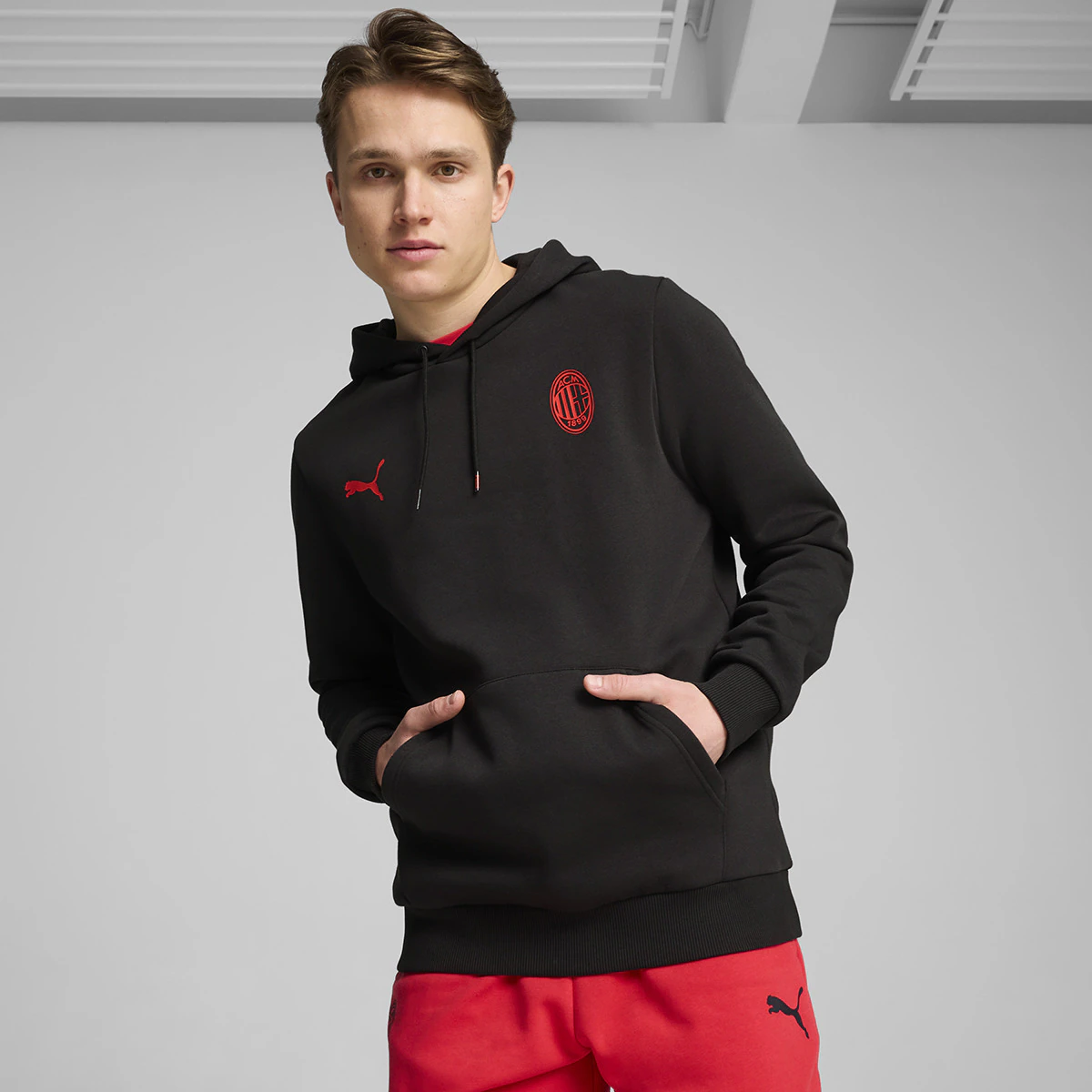 AC Milan Мужская толстовка 2024-2025 ESS Толстовка с капюшоном Puma, красный/черный
AC Milan Мужская толстовка 2024-2025 ESS Толстовка с капюшоном Puma, красный/черный