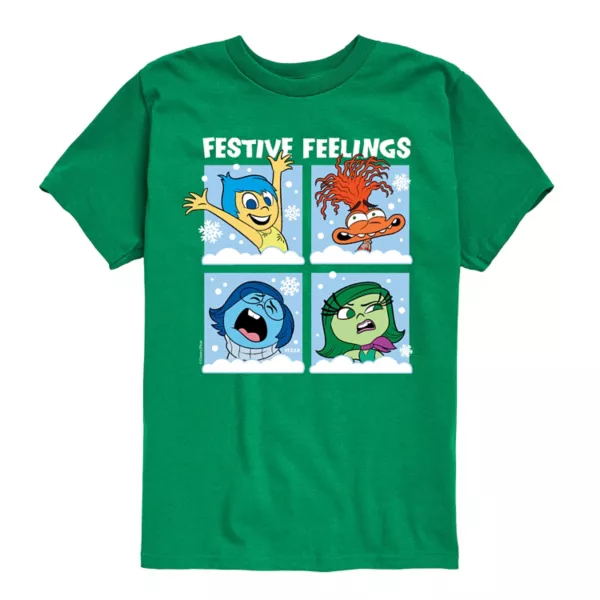 Футболка S Inside Out для мальчиков 8-20 лет с праздничным принтом Disney / Pixar, зеленый
Футболка S Inside Out для мальчиков 8-20 лет с праздничным принтом Disney / Pixar, зеленый
