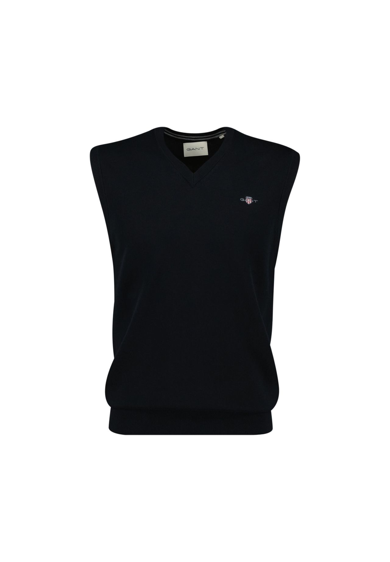 Мужской свитер с V-образным вырезом - CLASSIC COTTON SLIPOVER, вязаный свитер, хлопок GANT, черный
Мужской свитер с V-образным вырезом - CLASSIC COTTON SLIPOVER, вязаный свитер, хлопок GANT, черный
