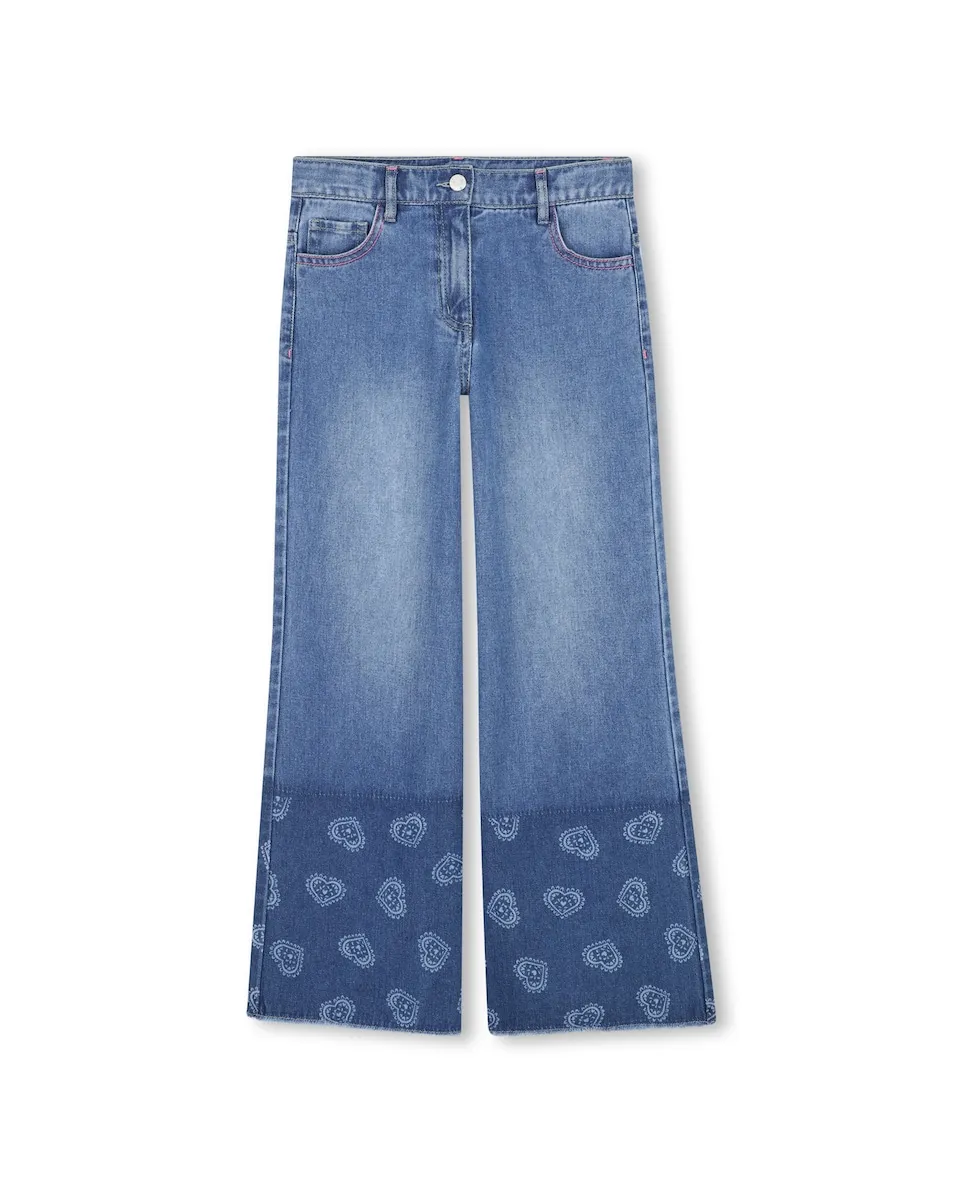 Детские ковбойские джинсы из хлопка Billieblush, синий
Детские ковбойские джинсы из хлопка Billieblush, синий