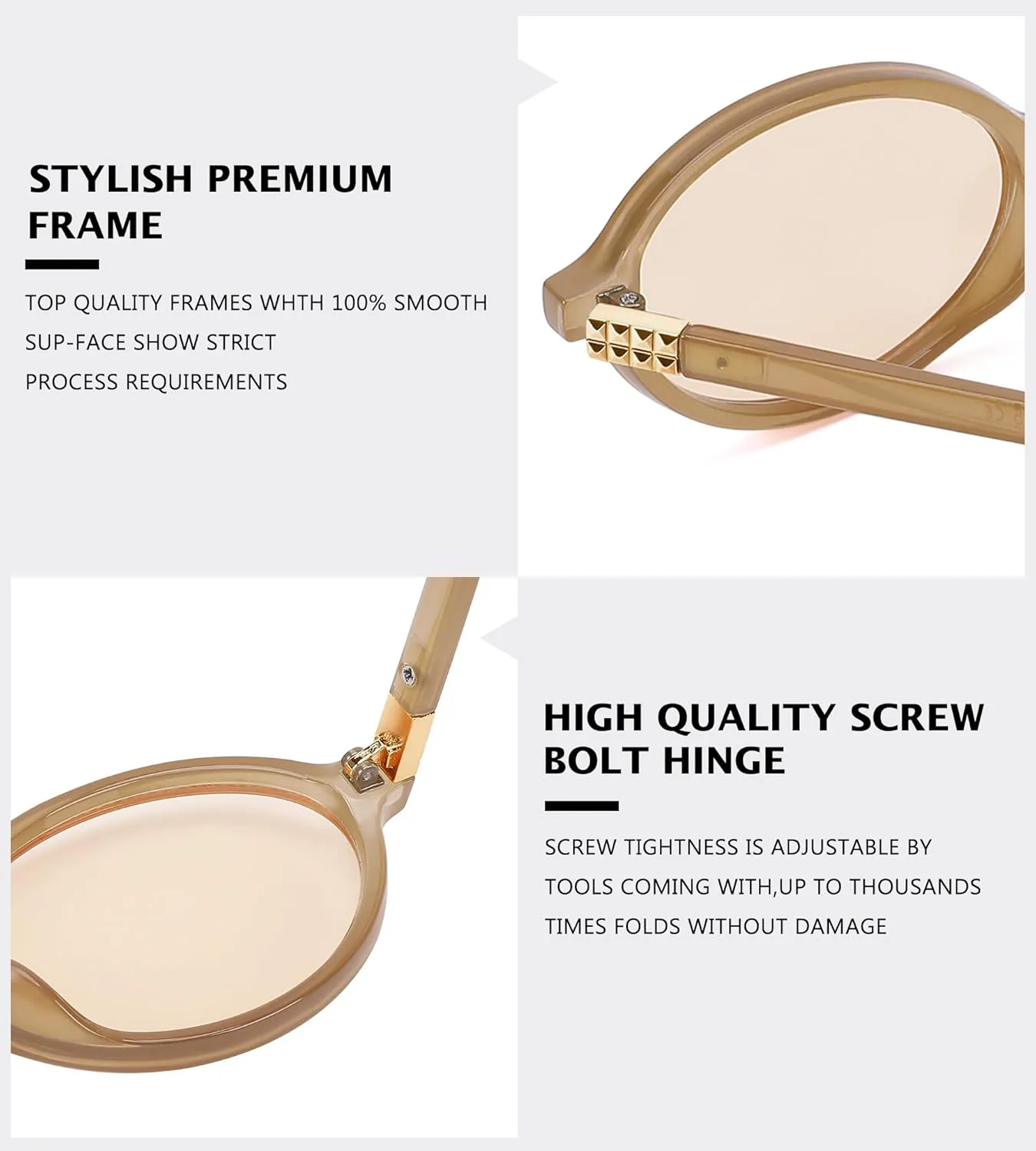 Солнцезащитные очки NULOOQ в стиле ретро, овальные, для женщин, модные в 90-х, винтажные, маленькие круглые, A3* (Tortoise/Brown + Light Brown/Light Brown) - 2 Pack
Солнцезащитные очки NULOOQ в стиле ретро, овальные, для женщин, модные в 90-х, винтажные, маленькие круглые, A3* (Tortoise/Brown + Light Brown/Light Brown) - 2 Pack