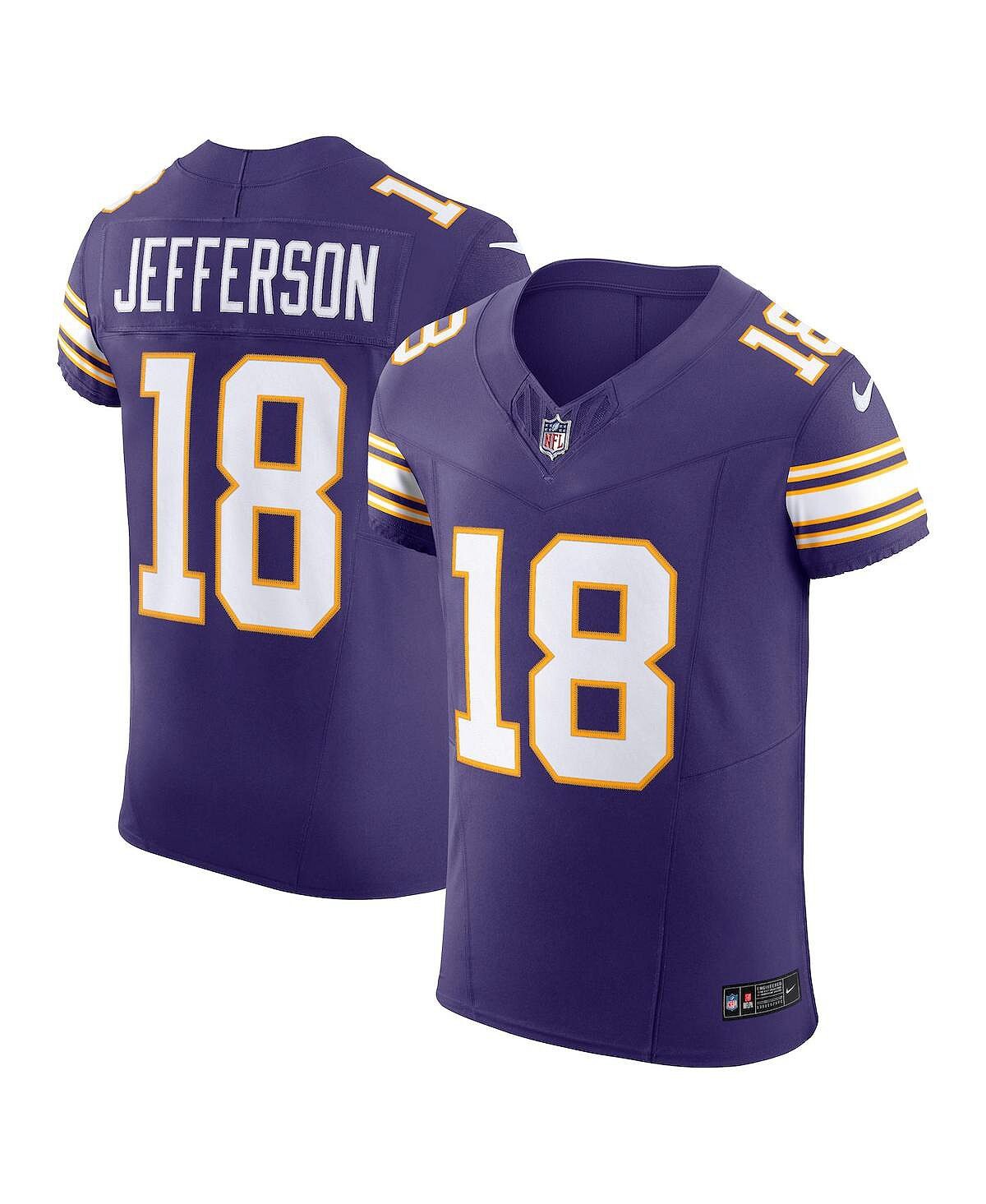 Мужская футболка Justin Jefferson Purple Minnesota Vikings Alternate Vapor F.U.S.E. Элитный Джерси Nike
Мужская футболка Justin Jefferson Purple Minnesota Vikings Alternate Vapor F.U.S.E. Элитный Джерси Nike