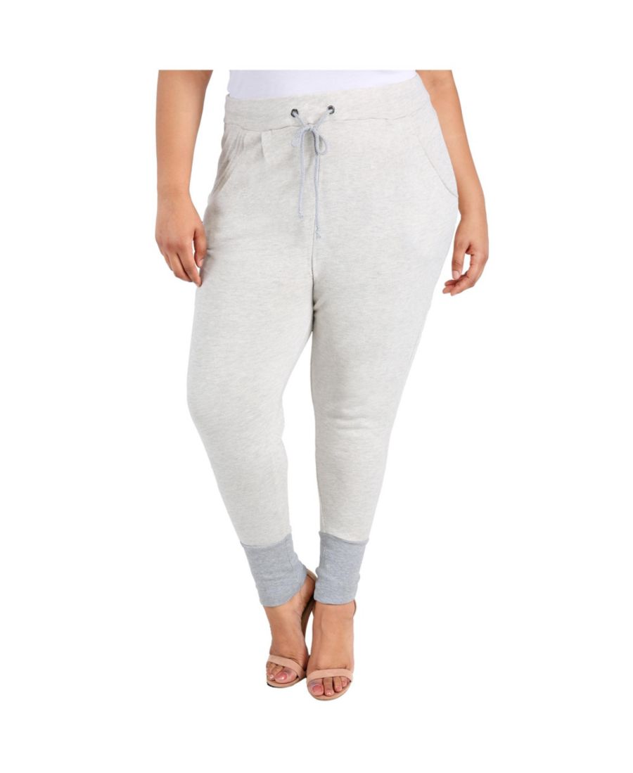 Спортивные брюки-джоггеры большого размера из французского махрового трикотажа с заниженной промежностью Poetic Justice, Oatmeal
Спортивные брюки-джоггеры большого размера из французского махрового трикотажа с заниженной промежностью Poetic Justice, Oatmeal