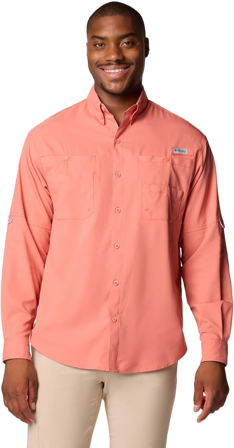 Columbia мужская рубашка PFG Tamiami II с длинным рукавом, Faded Peach
Columbia мужская рубашка PFG Tamiami II с длинным рукавом, Faded Peach
