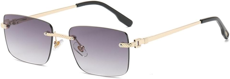 Солнцезащитные очки прямоугольной формы 2027 года для женщин и мужчин, без оправы, небольшие солнцезащитные очки для женщин и мужчин, защита от УФ-излучения UV400 MTZJH, 2
Солнцезащитные очки прямоугольной формы 2027 года для женщин и мужчин, без оправы, небольшие солнцезащитные очки для женщин и мужчин, защита от УФ-излучения UV400 MTZJH, 2