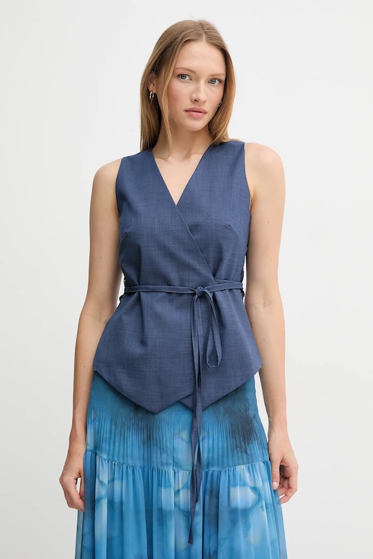 Жилет Sandro Ferrone, темно-синий 
Жилет Sandro Ferrone, темно-синий