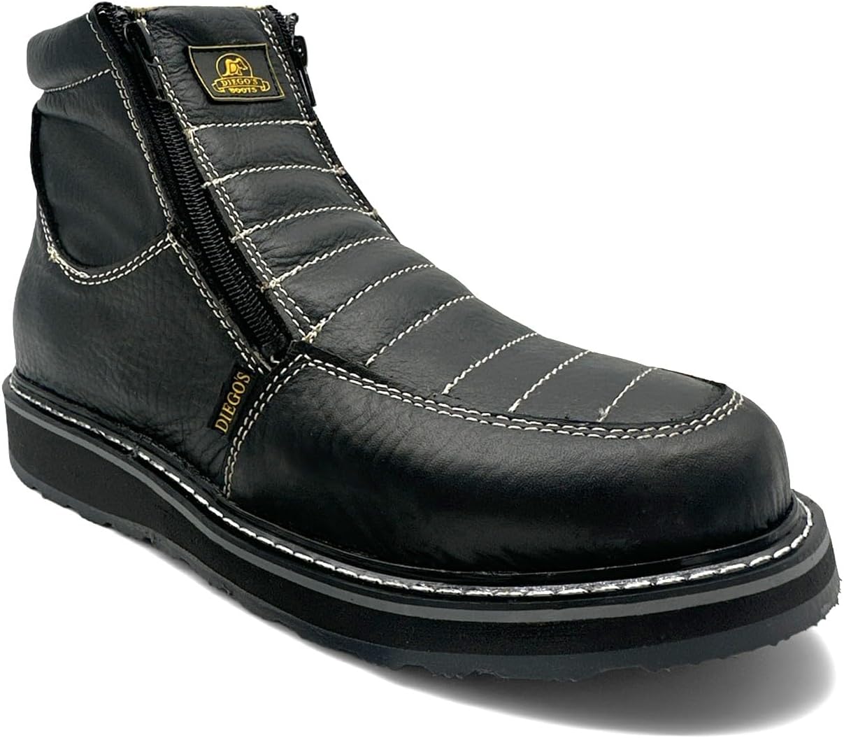 Мужские ботинки The Western Shops с кожаным верхом, двойной молнией и мягким носком, черный
Мужские ботинки The Western Shops с кожаным верхом, двойной молнией и мягким носком, черный