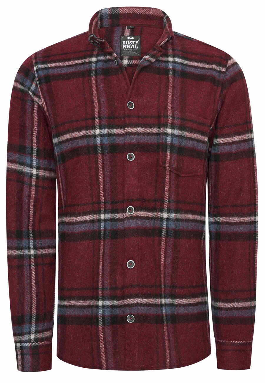 Приталенная рубашка на пуговицах Rusty Neal, бордовый
Приталенная рубашка на пуговицах Rusty Neal, бордовый