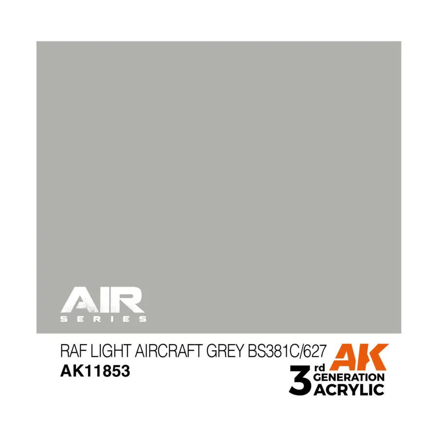 RAF Легкий самолет серый BS371C/627, 3rd Gen Acrylic - Air
RAF Легкий самолет серый BS371C/627, 3rd Gen Acrylic - Air