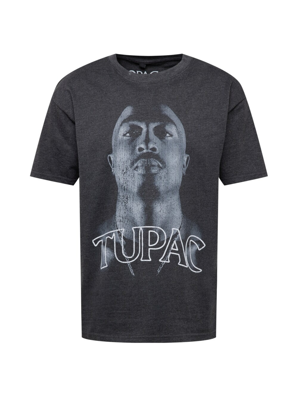 Футболка Mister Tee Tupac Up, серый/темно-серый 
Футболка Mister Tee Tupac Up, серый/темно-серый