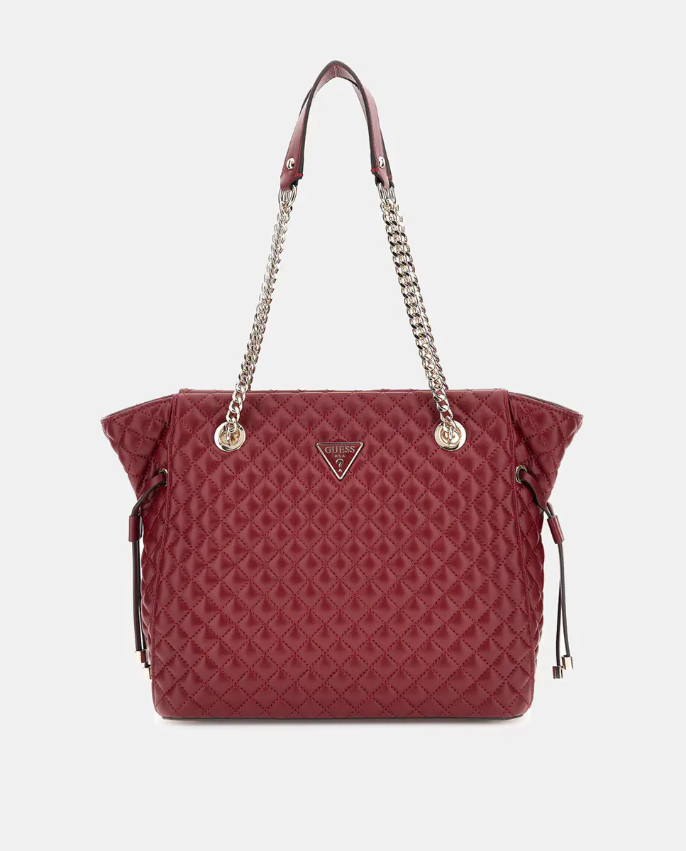 Стеганая сумка-тоут с застежкой-молнией Guess, красный
Стеганая сумка-тоут с застежкой-молнией Guess, красный