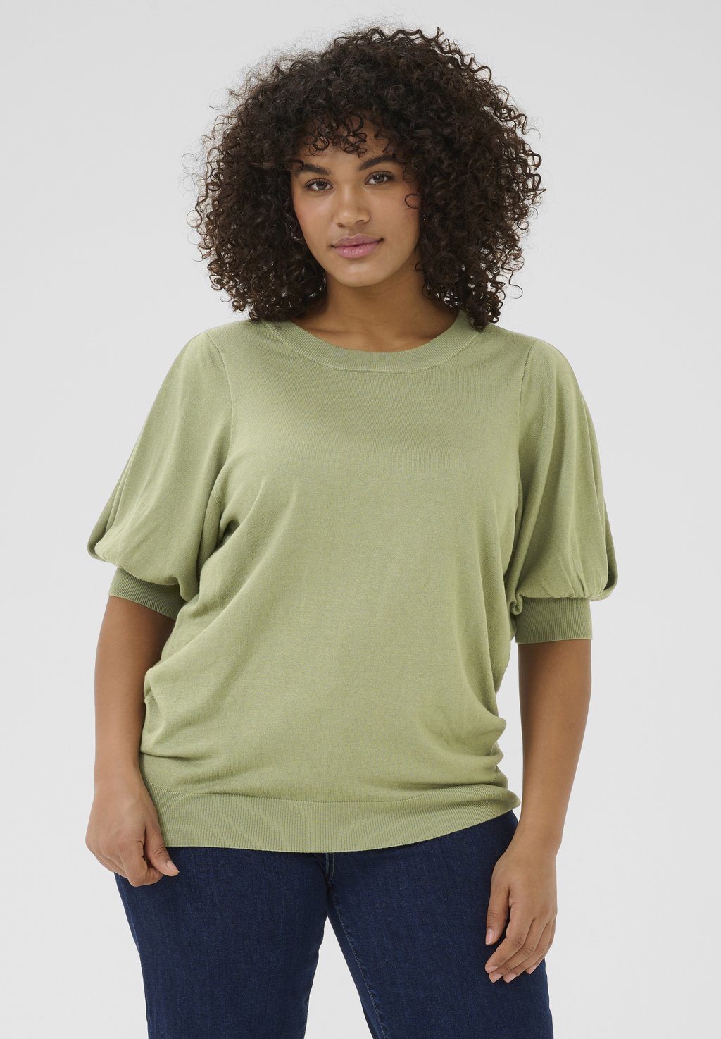 Базовая футболка Kaffe Curve, зеленый
Базовая футболка Kaffe Curve, зеленый