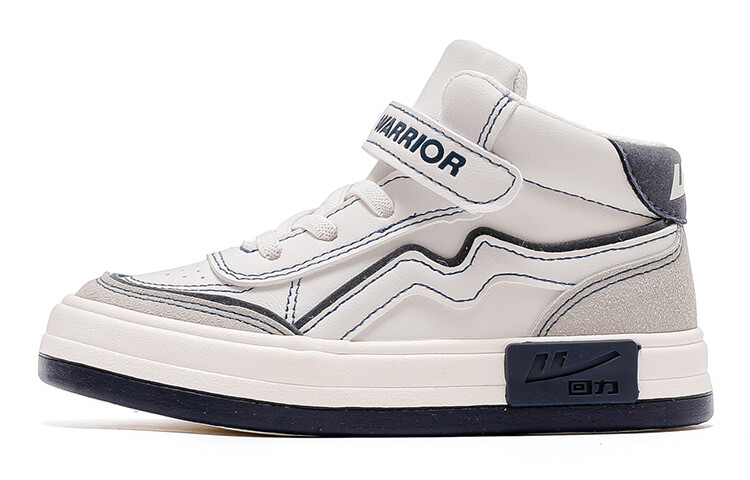 Детские кроссовки для скейтбординга Kids High-top бежевый/темно-синий Warrior, бежевый/темно-синий 
Детские кроссовки для скейтбординга Kids High-top бежевый/темно-синий Warrior, бежевый/темно-синий