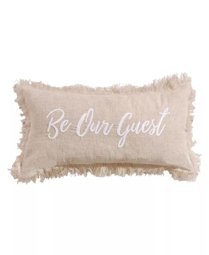 Pembroke Be Our Guest Декоративная подушка с вышивкой, 12 x 24 дюйма Levtex, бежевый
Pembroke Be Our Guest Декоративная подушка с вышивкой, 12 x 24 дюйма Levtex, бежевый