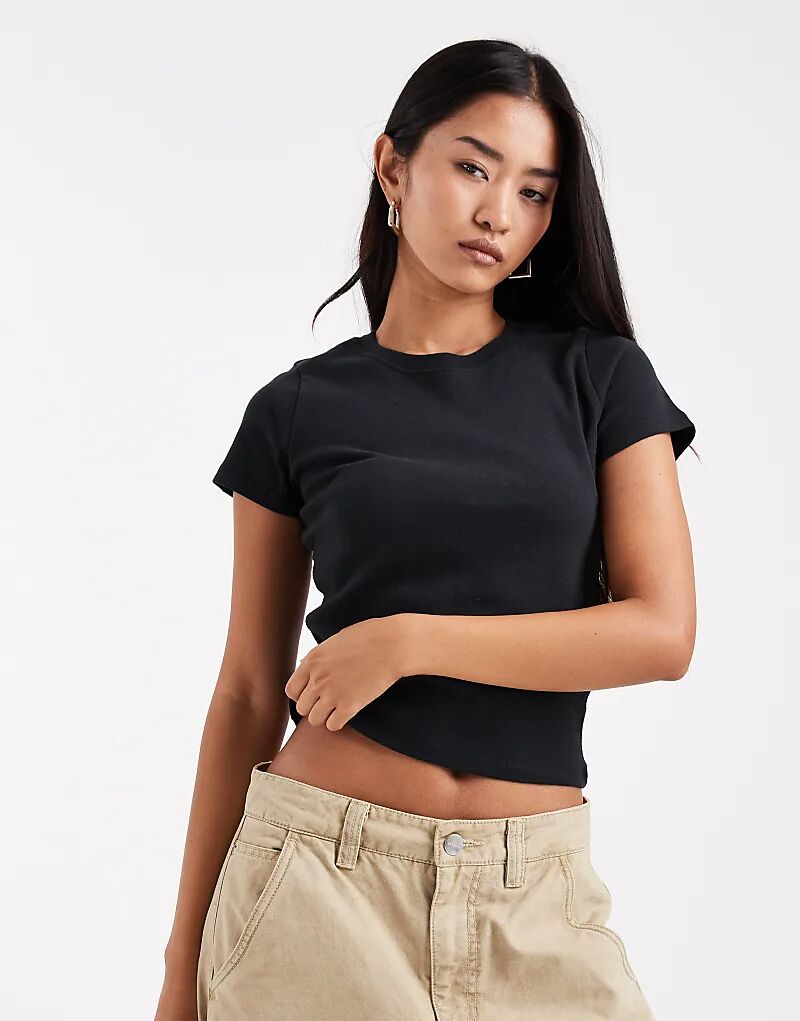 Детская футболка Hollister с коротким рукавом, черная
Детская футболка Hollister с коротким рукавом, черная