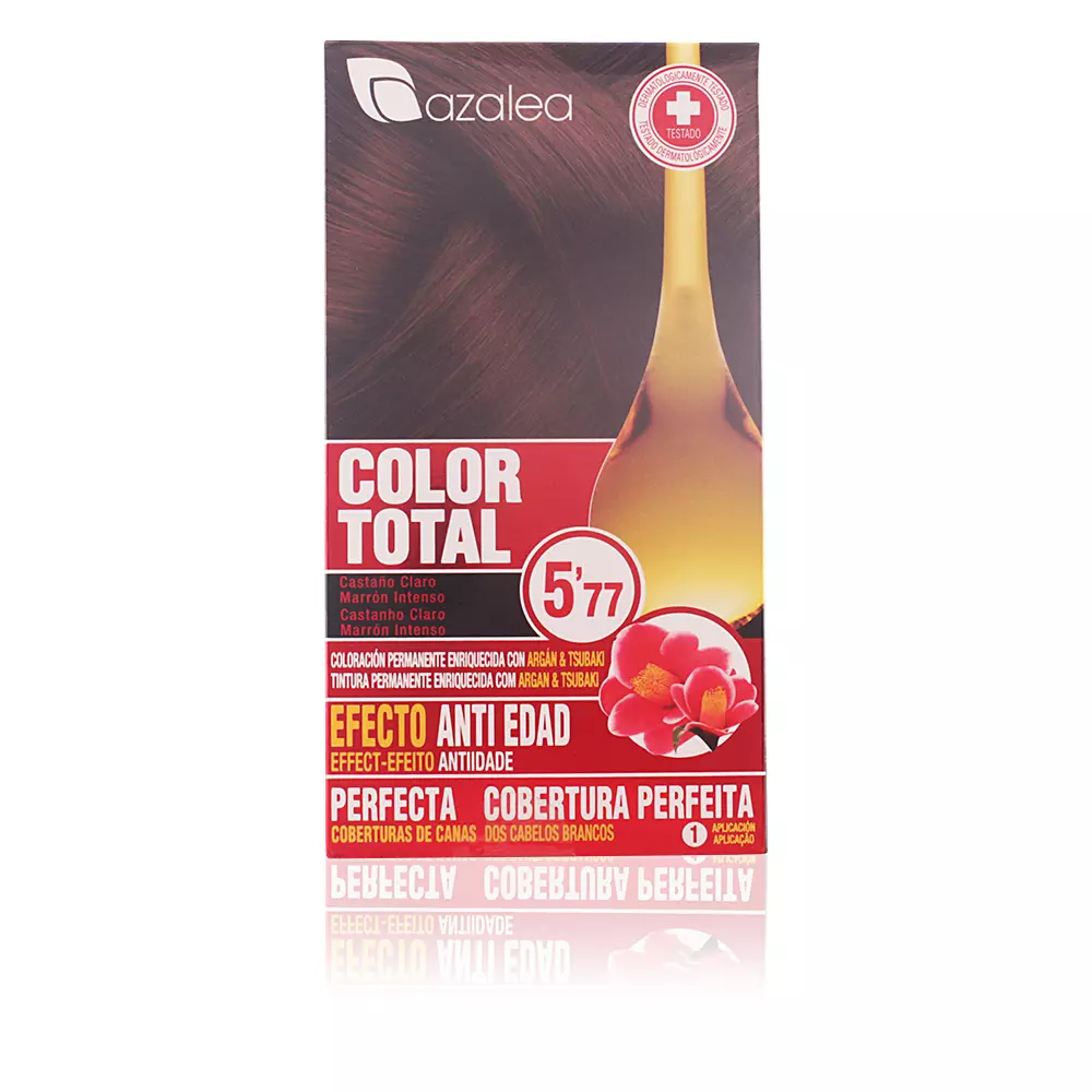 Краска для волос Color total Azalea, цвет 5,77-castaño claro marrón intenso, 1 шт.
Краска для волос Color total Azalea, цвет 5,77-castaño claro marrón intenso, 1 шт.