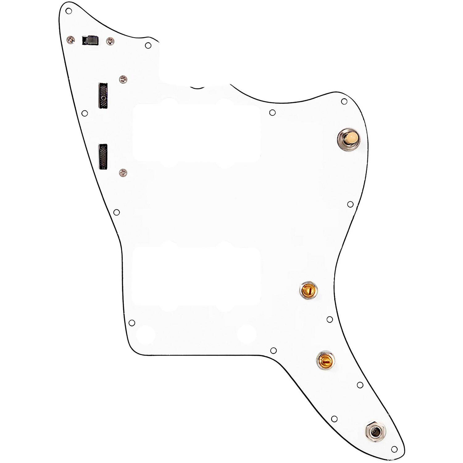 Специальная предварительно смонтированная накладка 920d для Jazzmaster с жгутом проводов JMH-V белого цвета 920d Custom
Специальная предварительно смонтированная накладка 920d для Jazzmaster с жгутом проводов JMH-V белого цвета 920d Custom