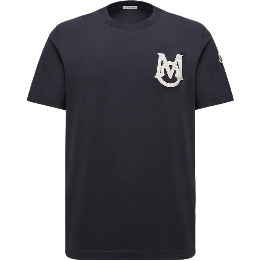 Футболка с логотипом на заплатке Moncler, синий
Футболка с логотипом на заплатке Moncler, синий