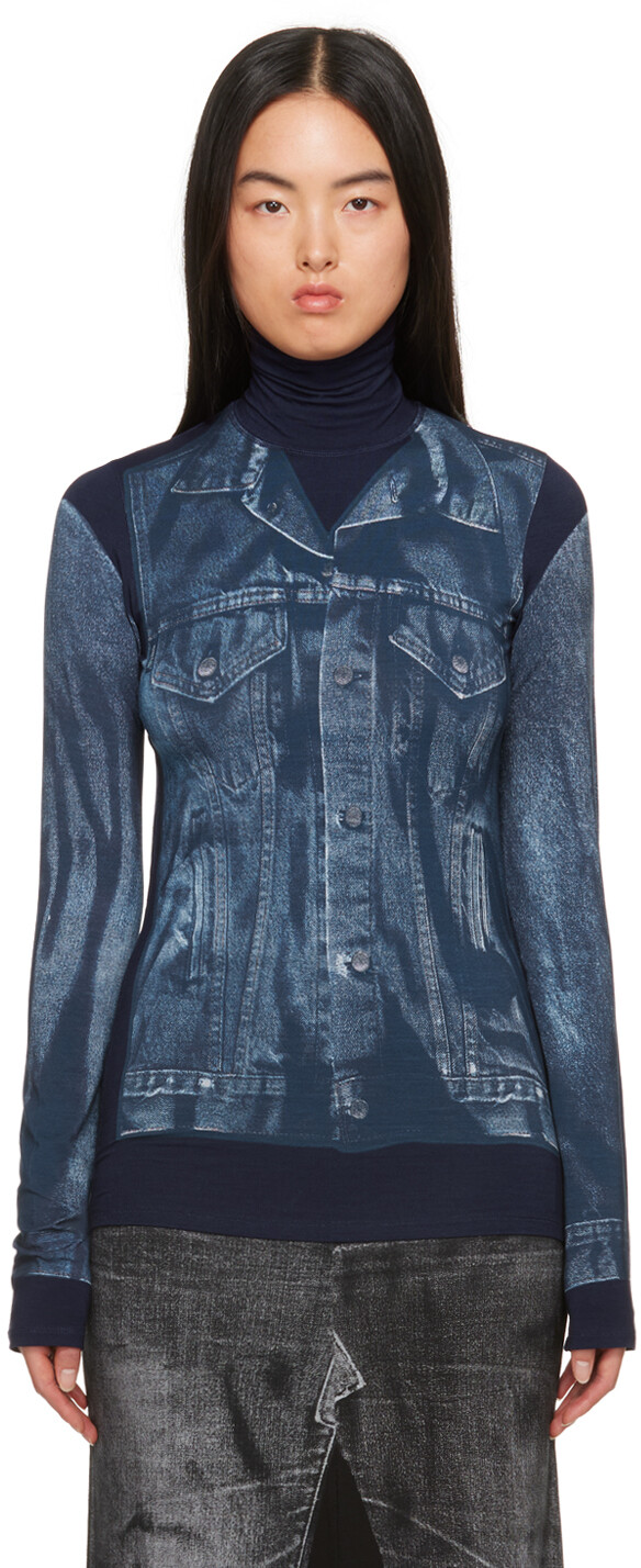 Голубая водолазка Trompe Lil Темно-синяя Jean Paul Gaultier, Синий, Голубая водолазка Trompe Lil Темно-синяя Jean Paul Gaultier
Голубая водолазка Trompe Lil Темно-синяя Jean Paul Gaultier, Синий, Голубая водолазка Trompe Lil Темно-синяя Jean Paul Gaultier