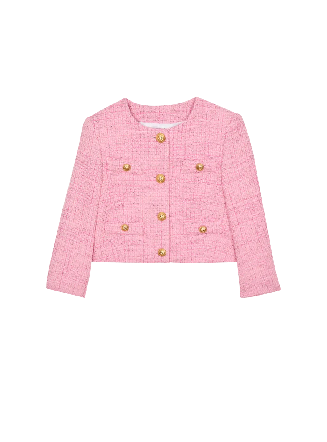 Твидовый жакет Balmain, розовый
Твидовый жакет Balmain, розовый