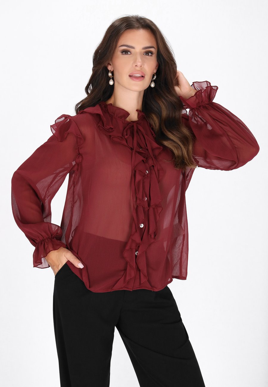 Блуза faina Button-down blouse, Burgundy/Red
Блуза faina Button-down blouse, Burgundy/Red