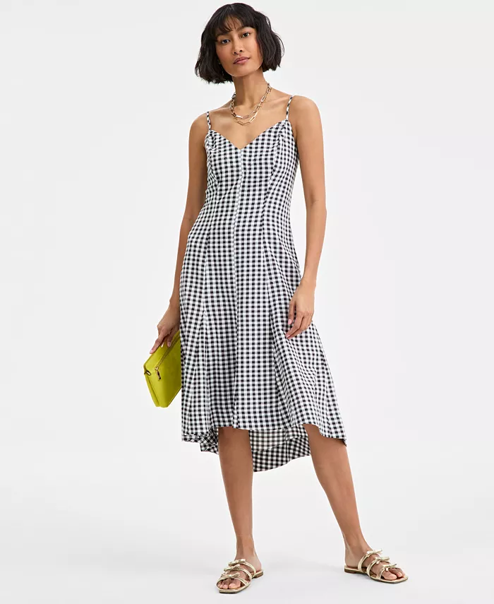 Женское платье миди в стиле "Мама и я" с клеткой и асимметричным подолом On 34th, мультиколор
Женское платье миди в стиле "Мама и я" с клеткой и асимметричным подолом On 34th, мультиколор