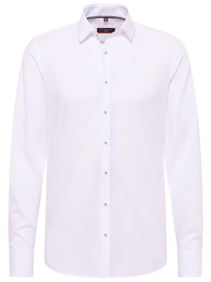 Рубашка Slim Fit белого цвета Eterna
Рубашка Slim Fit белого цвета Eterna