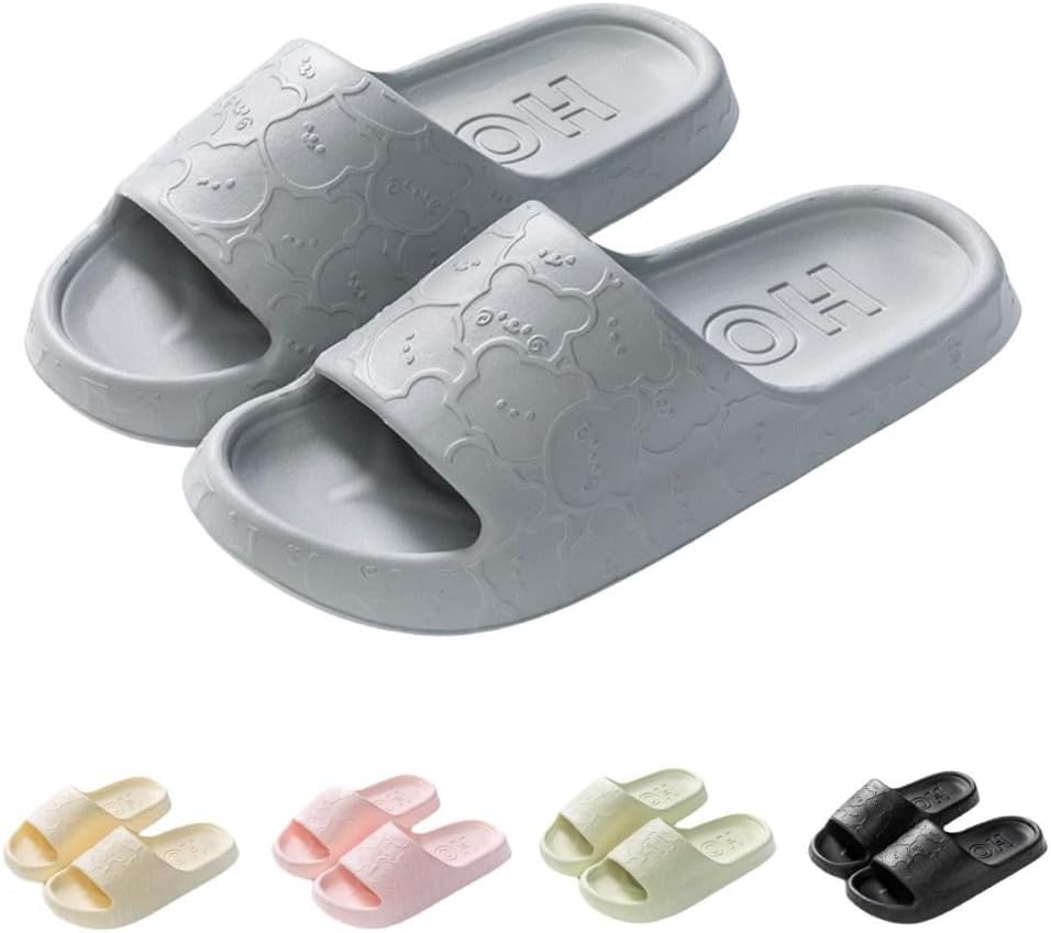 Милые шлепанцы с мишкой для женщин Albiva, серый
Милые шлепанцы с мишкой для женщин Albiva, серый