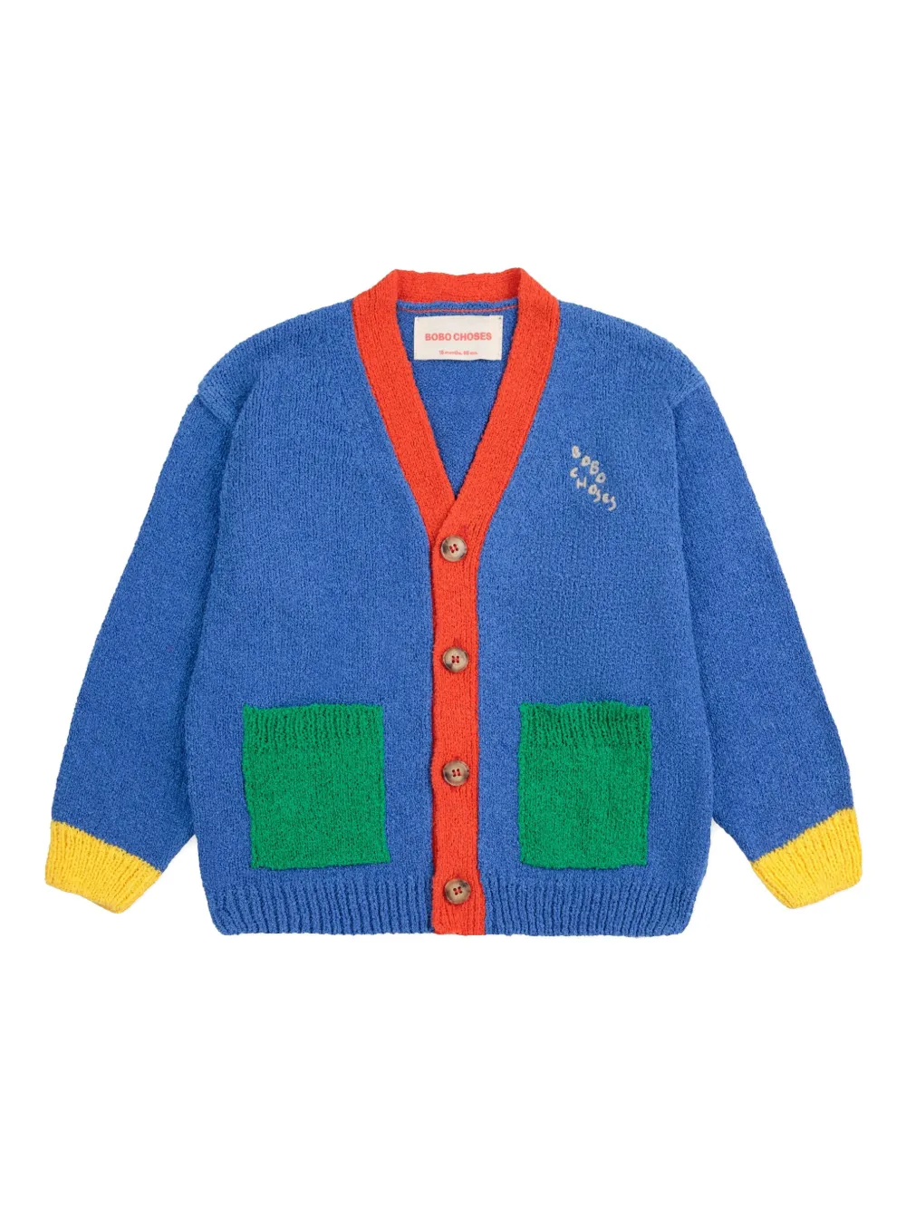Кардиган с вышитым логотипом BOBO CHOSES, синий
Кардиган с вышитым логотипом BOBO CHOSES, синий