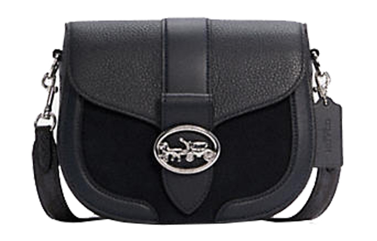 COACH Кожаное плечо Georgie, седельная сумка, маленькая женская кроссбоди black
COACH Кожаное плечо Georgie, седельная сумка, маленькая женская кроссбоди black