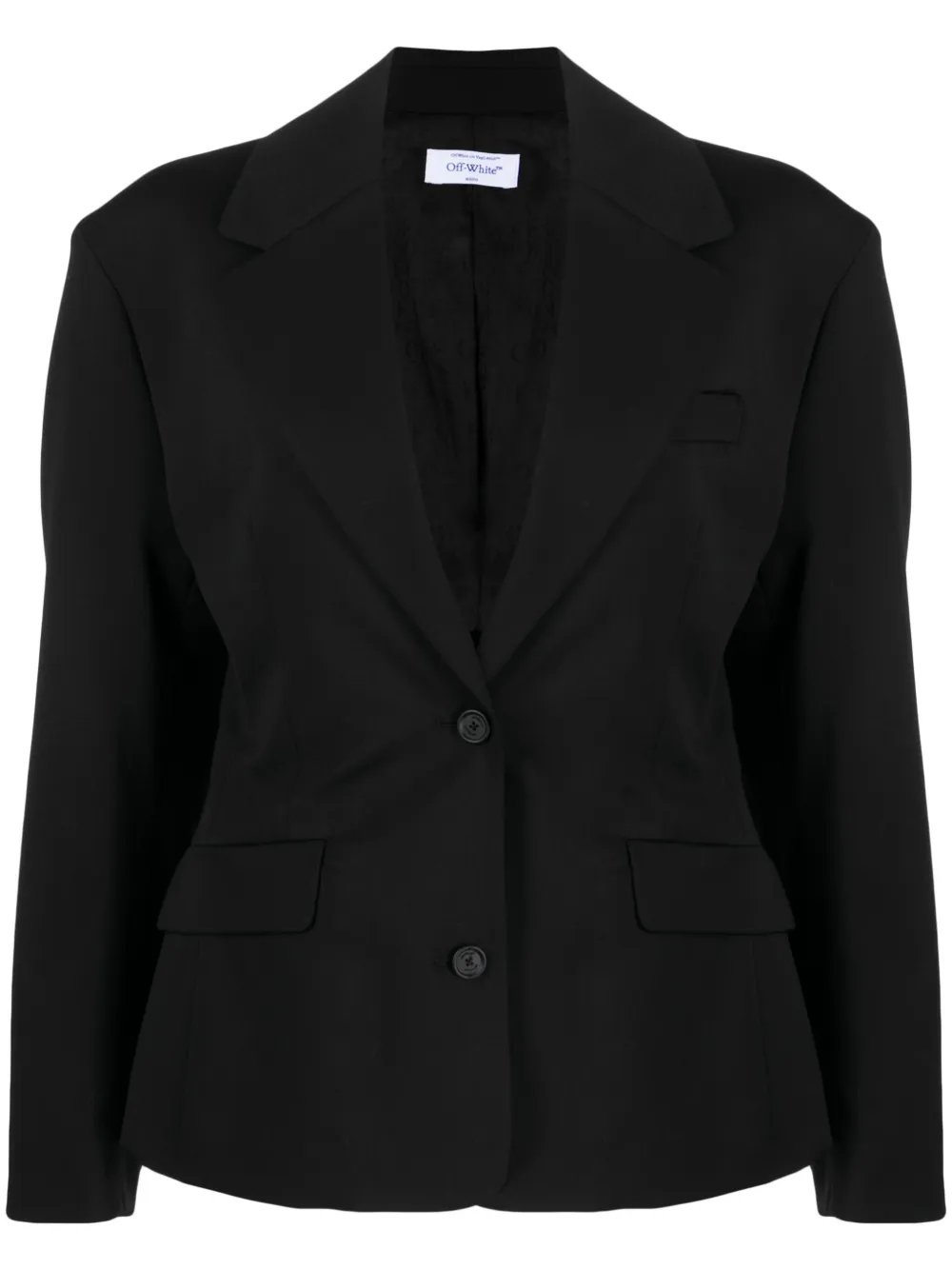 Блейзер из эластичной шерсти OFF-WHITE, черный
Блейзер из эластичной шерсти OFF-WHITE, черный