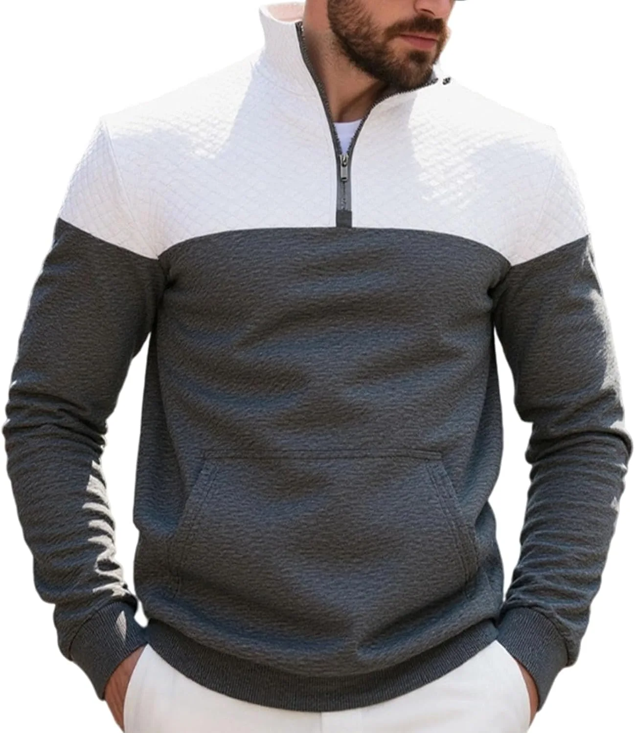 Полузип худи для мужчин с длинным рукавом и мягким воротником ZGHQHCDRH
Полузип худи для мужчин с длинным рукавом и мягким воротником ZGHQHCDRH