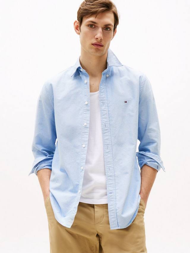 Оксфордская рубашка с пуговицами и отложным воротником Regular Fit Tommy Hilfiger, Light Blue
Оксфордская рубашка с пуговицами и отложным воротником Regular Fit Tommy Hilfiger, Light Blue