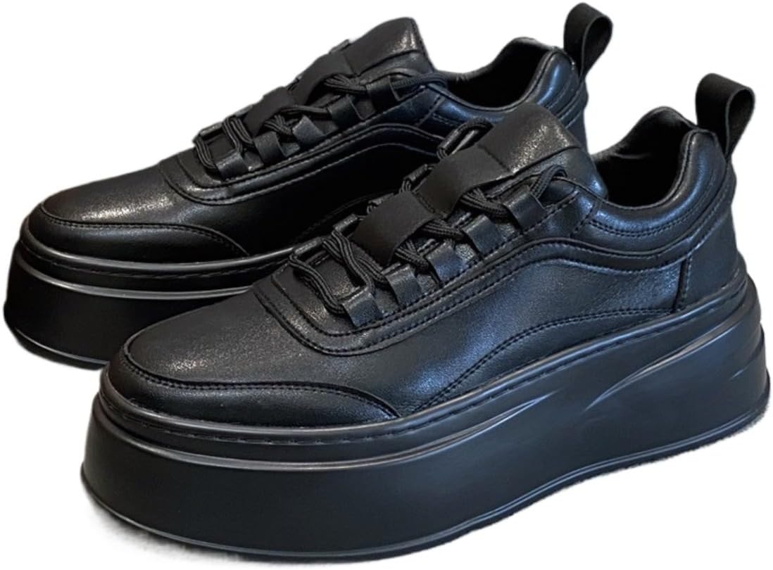 Белые кроссовки из дышащей легкой PU-кожи с модной толстой подошвой, увеличивающей рост на 5 см, для мужчин. Нескользящие, удобные кроссовки для школы, работы и путешествий с 5-сантиметровой скрытой вставкой Ctkvbmeoi
Белые кроссовки из дышащей легкой PU-кожи с модной толстой подошвой, увеличивающей рост на 5 см, для мужчин. Нескользящие, удобные кроссовки для школы, работы и путешествий с 5-сантиметровой скрытой вставкой Ctkvbmeoi