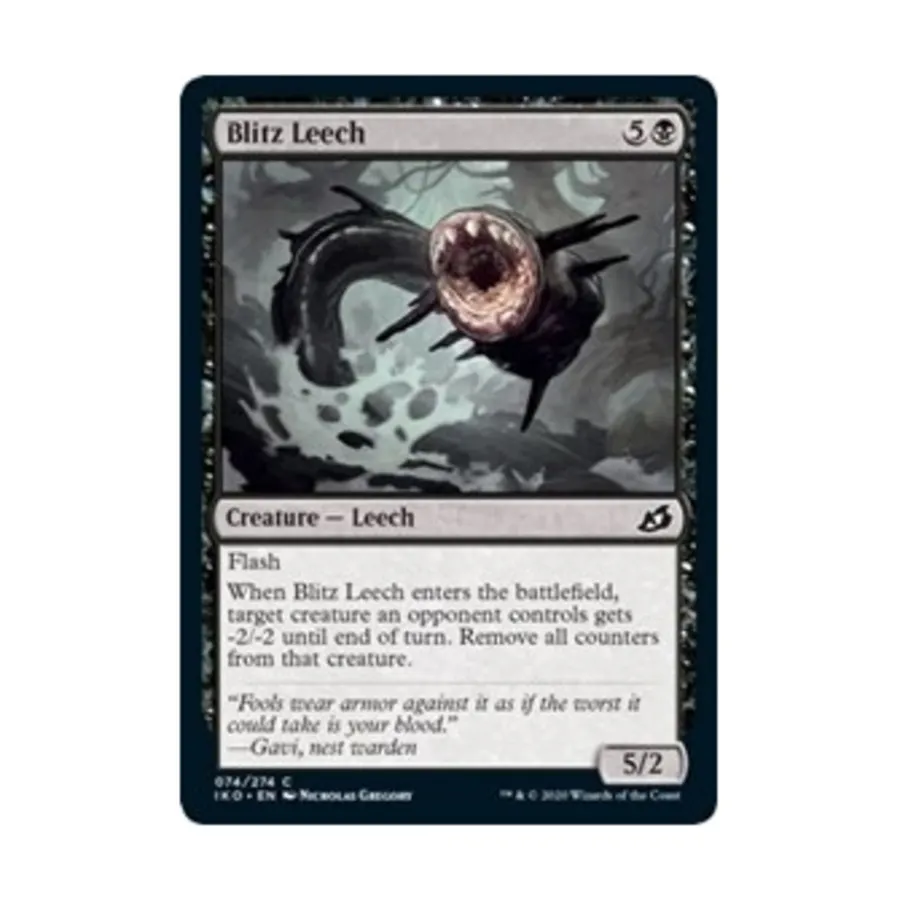 CCG Блиц-пиявка (К), MTG - Ikoria - Lair of Behemoths
CCG Блиц-пиявка (К), MTG - Ikoria - Lair of Behemoths