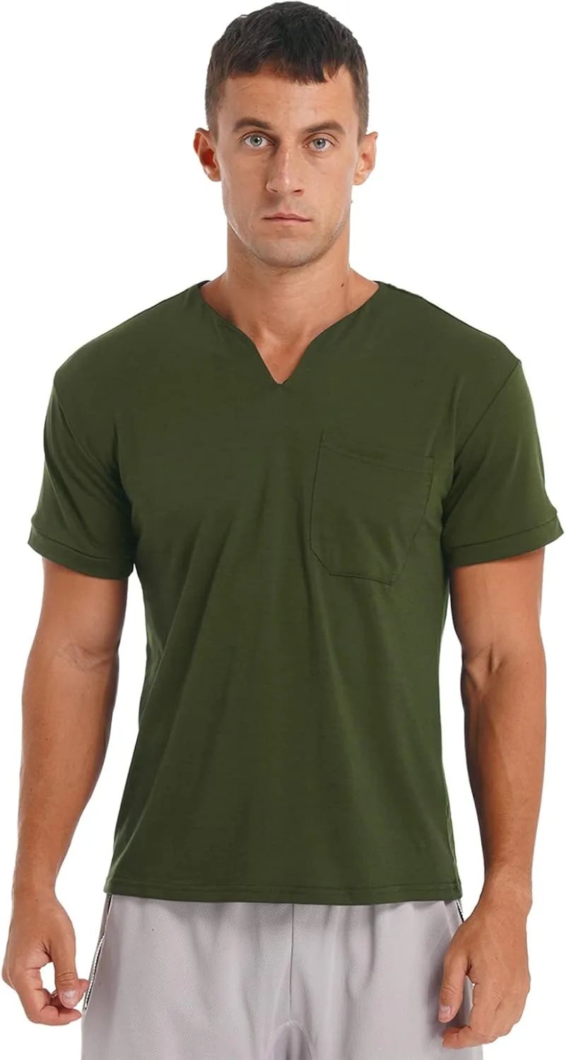 Мужская футболка V-образным вырезом для спорта и фитнеса TTAO
Мужская футболка V-образным вырезом для спорта и фитнеса TTAO