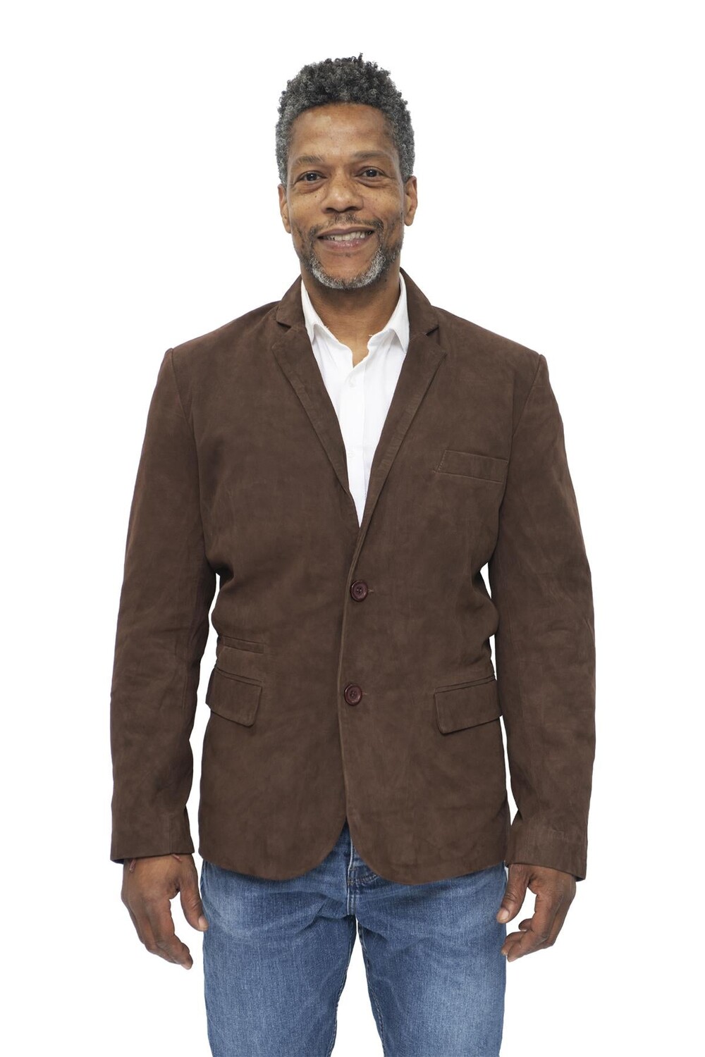 Тонкий итальянский пиджак из козьей замши alexandria Infinity Leather, коричневый
Тонкий итальянский пиджак из козьей замши alexandria Infinity Leather, коричневый