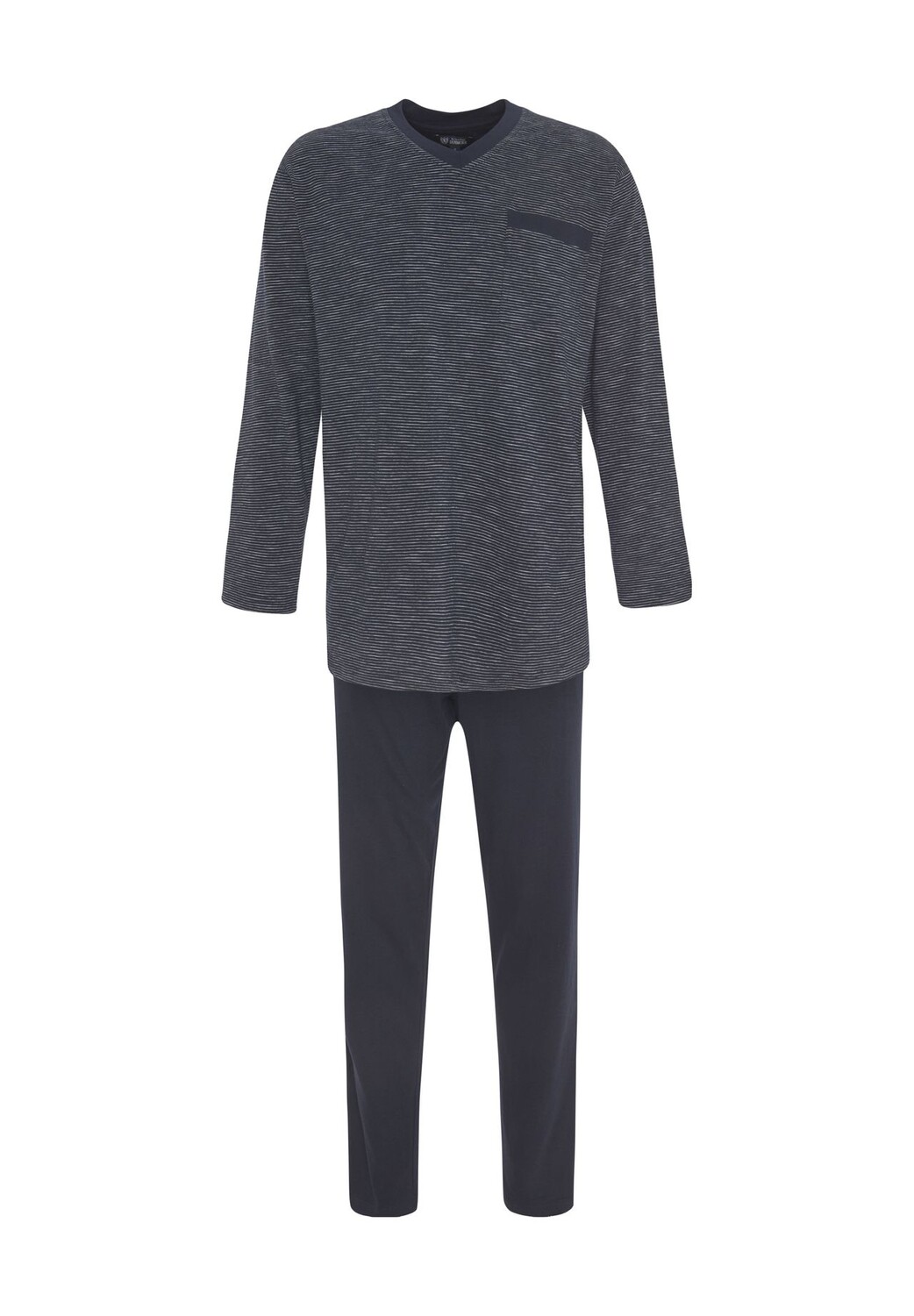 Мужская пижама с нагрудным карманом и v-образным вырезом Dunmore, цвет Marine
Мужская пижама с нагрудным карманом и v-образным вырезом Dunmore, цвет Marine