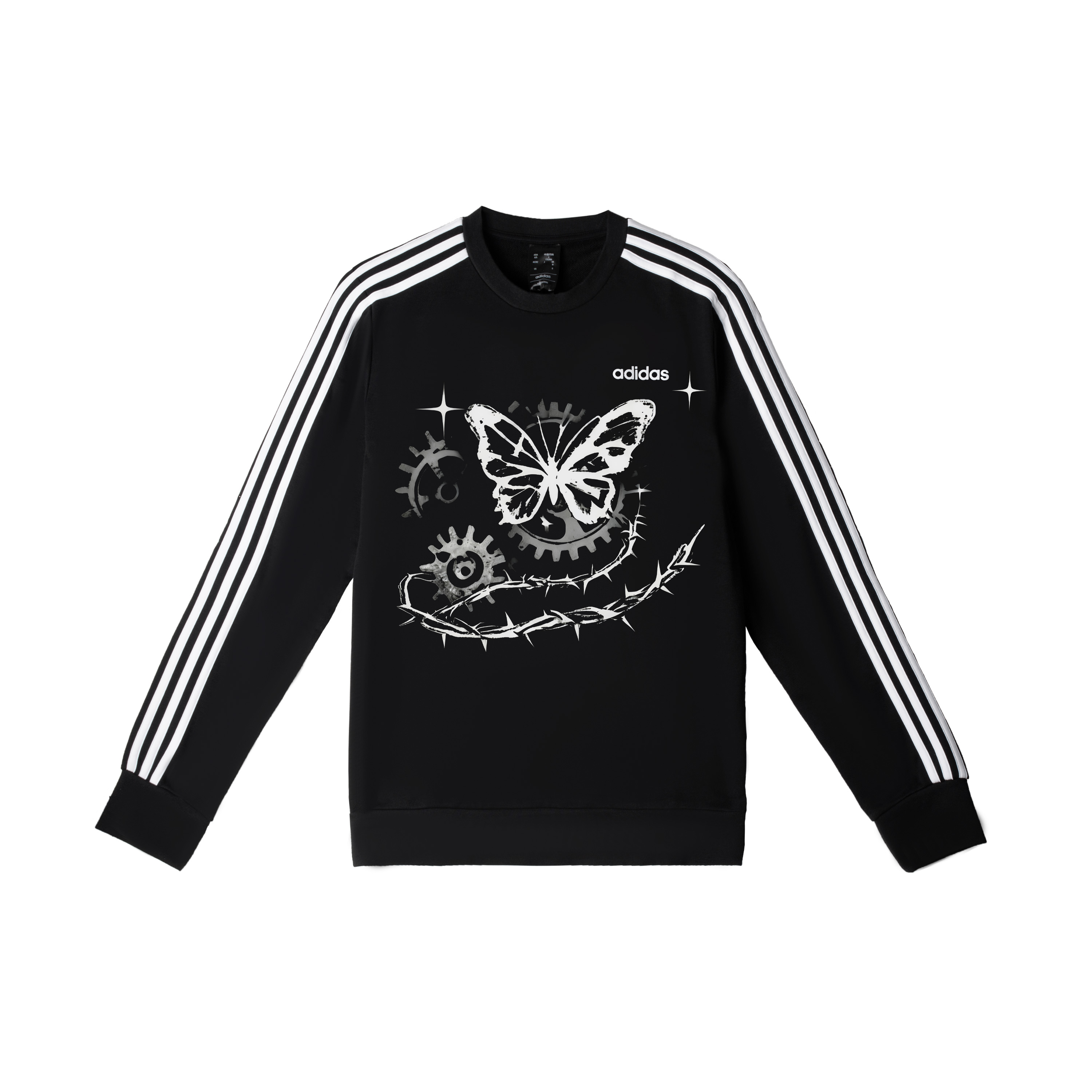 Adidas Свитшот мужской черный с круглым вырезом Moderate
Adidas Свитшот мужской черный с круглым вырезом Moderate