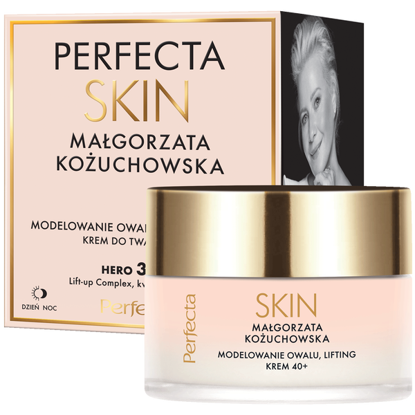 Моделирующий и лифтинговый крем для лица 40+ для дня и ночи, 50 мл Perfecta Skin małgorzata kożuchowska
Моделирующий и лифтинговый крем для лица 40+ для дня и ночи, 50 мл Perfecta Skin małgorzata kożuchowska