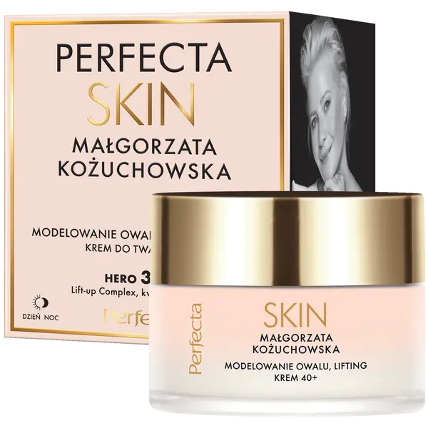 Моделирующий и лифтинговый крем для лица 40+ для дня и ночи, 50 мл Perfecta Skin małgorzata kożuchowska
Моделирующий и лифтинговый крем для лица 40+ для дня и ночи, 50 мл Perfecta Skin małgorzata kożuchowska
