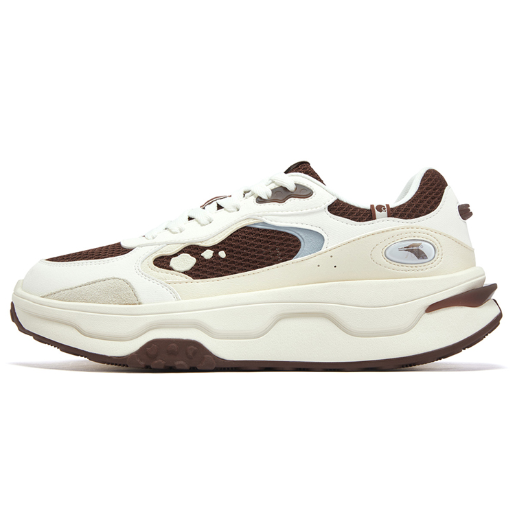 361° Мужские повседневные туфли Peach Crisp с низким верхом, устойчивые к истиранию и дышащие, кофейно-коричневого цвета
361° Мужские повседневные туфли Peach Crisp с низким верхом, устойчивые к истиранию и дышащие, кофейно-коричневого цвета