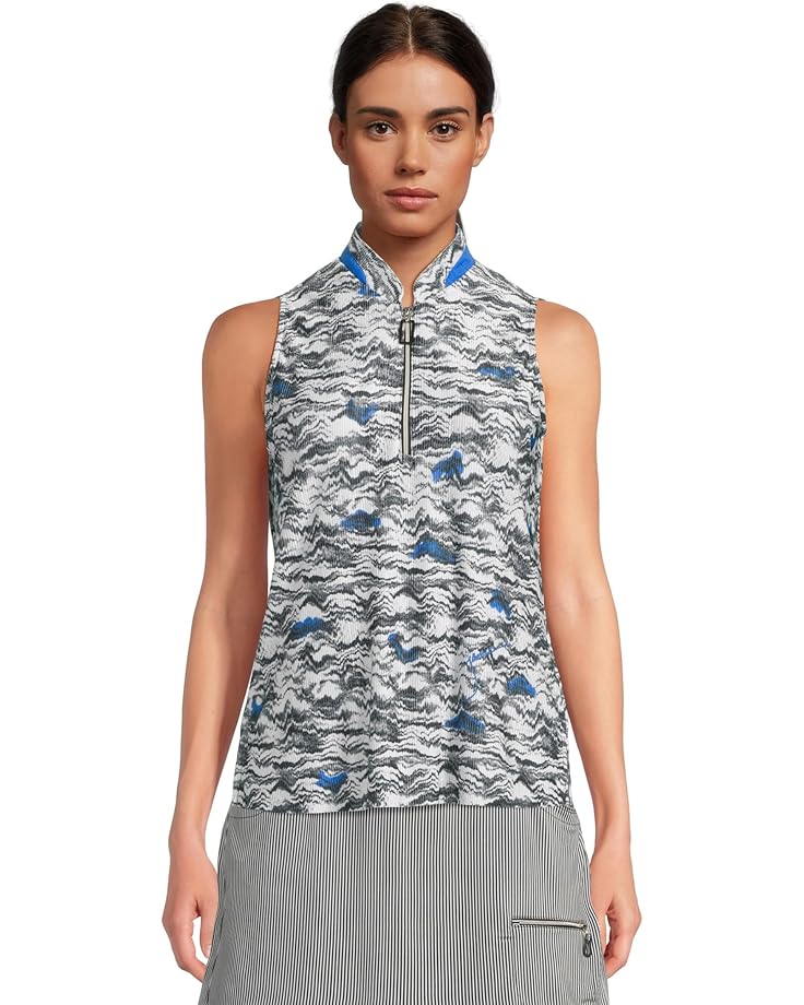Топ Jamie Sadock Wave Print Crunch Fabrication Sleeveless Top, черный
Топ Jamie Sadock Wave Print Crunch Fabrication Sleeveless Top, черный