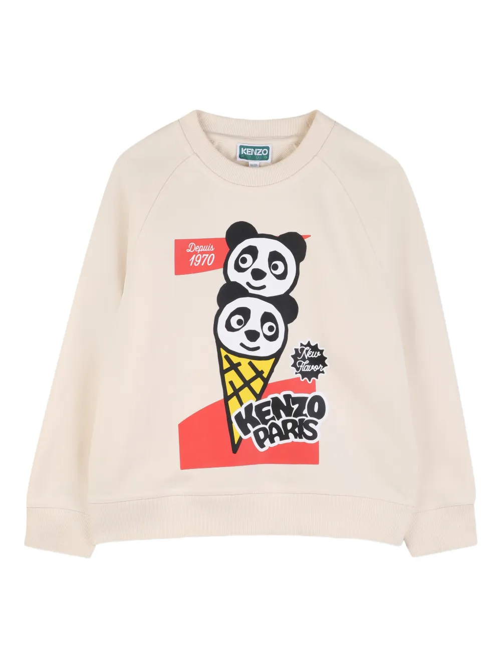 Толстовка с графичным принтом Kenzo Kids, бежевый
Толстовка с графичным принтом Kenzo Kids, бежевый